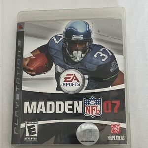 Madden NFL 07 PlayStation 3 Game